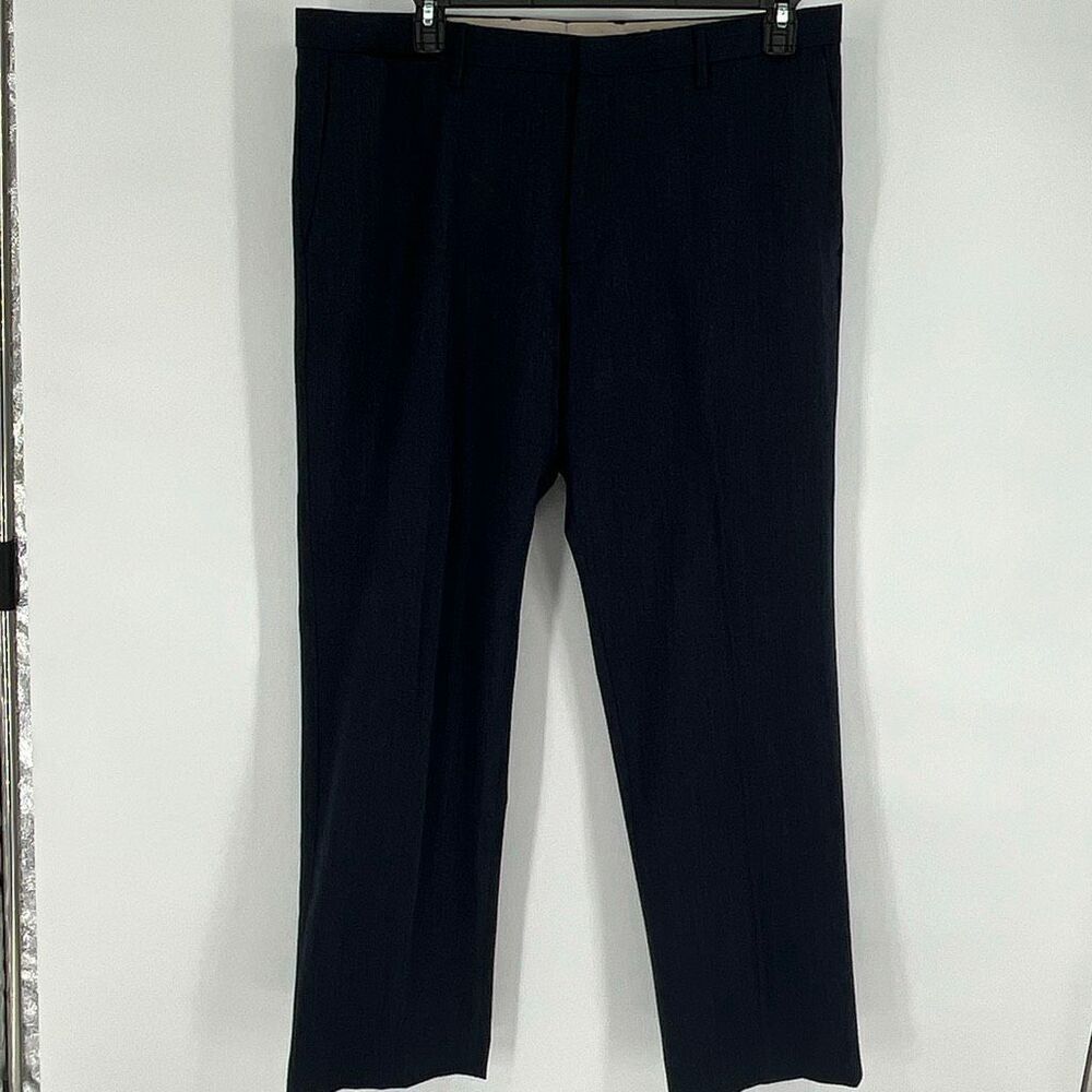 BANANA REPUBLIC Pants Men's 38x32 Charcoal Gray Modern Slim Fit Wool Stretch